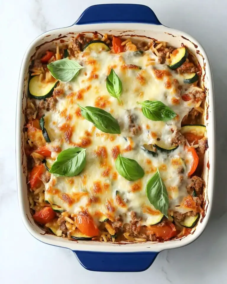 Quick Weeknight Zucchini and Rice Casserole Recipe