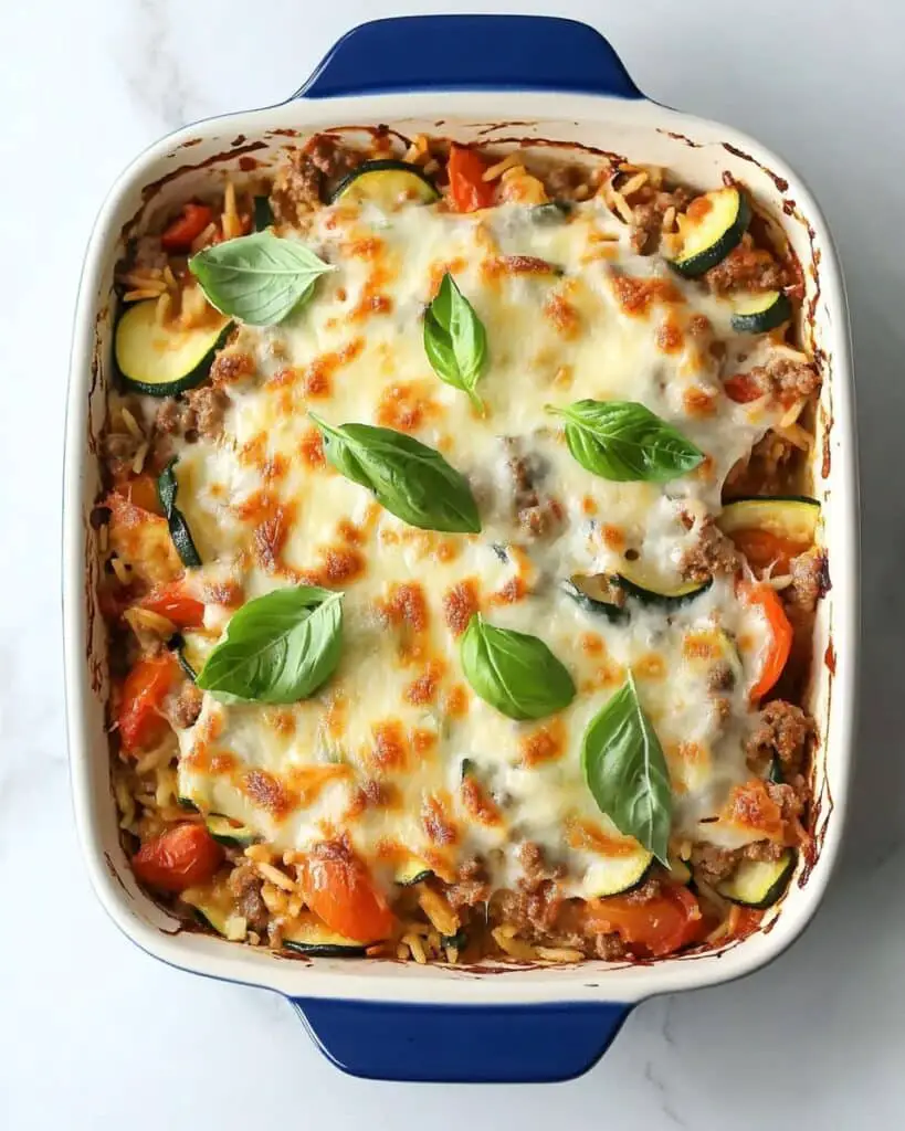 Quick Weeknight Zucchini and Rice Casserole Recipe
