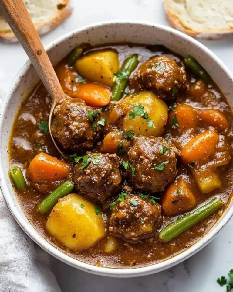 Meatball Stew Recipe