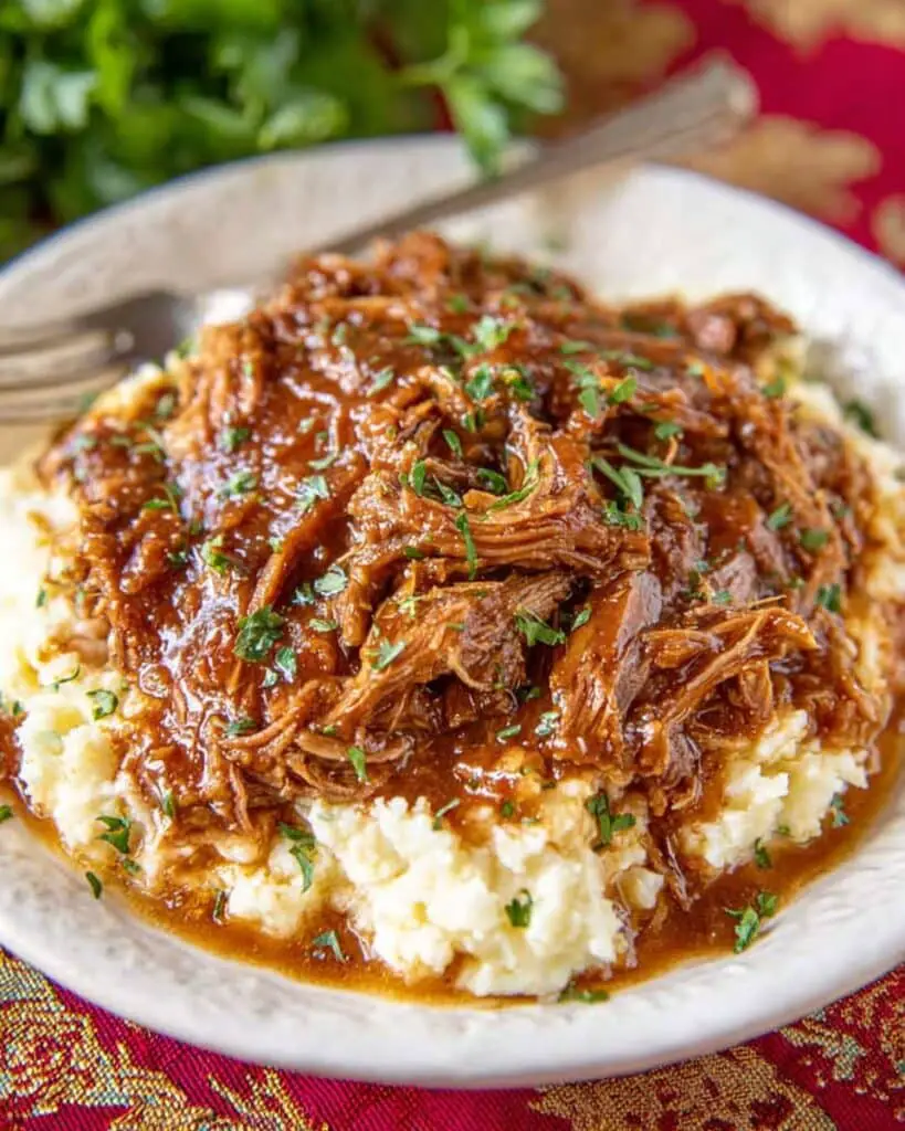 Italian Pot Roast with Parmesan Risotto Recipe
