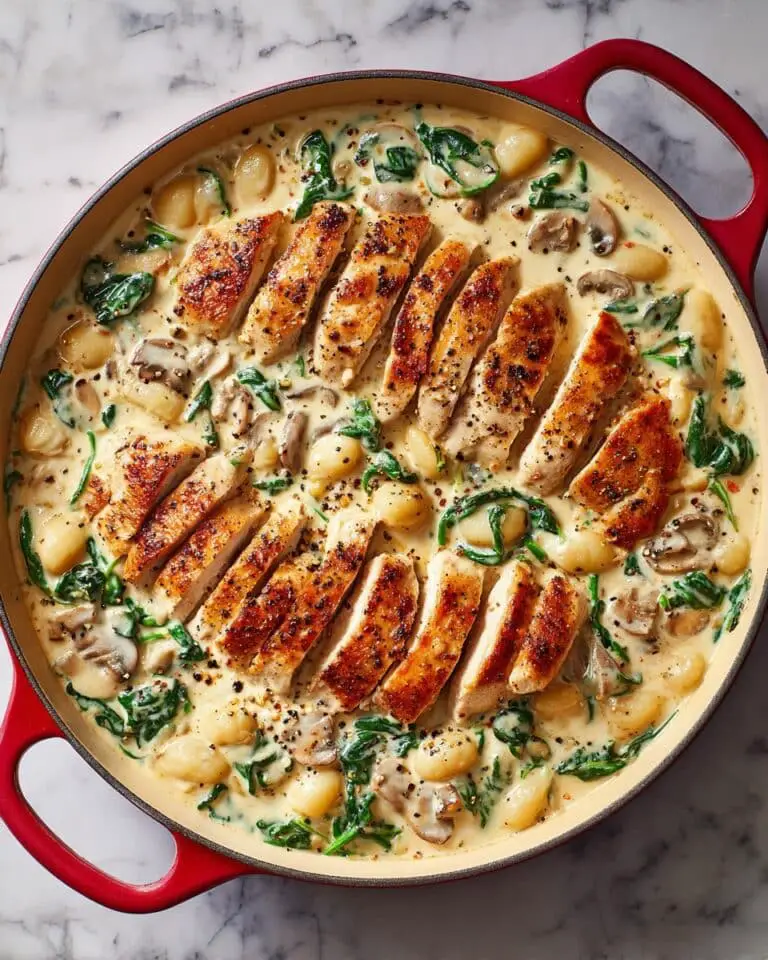 One-Pan Creamy Chicken & Gnocchi Recipe