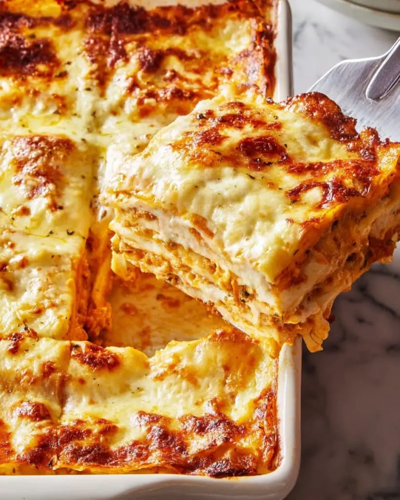 Pumpkin Lasagna with Sage, Nutmeg, and Melted Cheese Recipe
