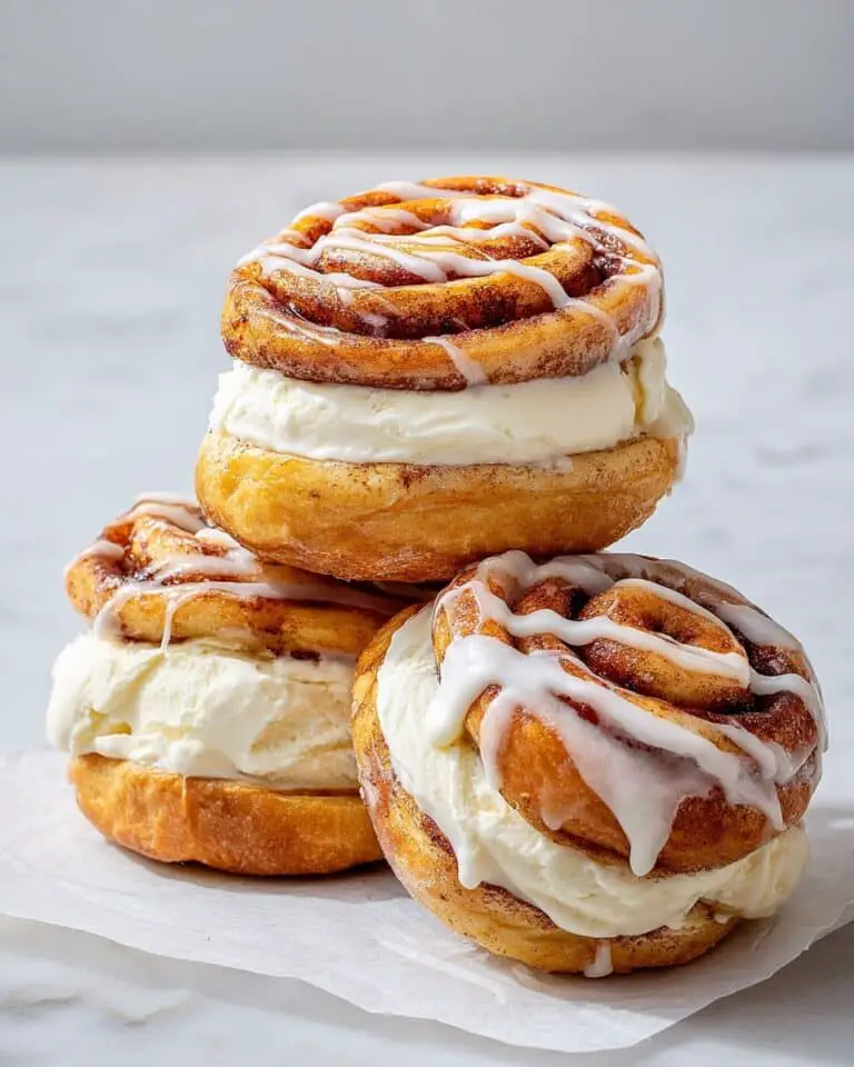 Cinnamon Roll Ice Cream Sandwiches Recipe