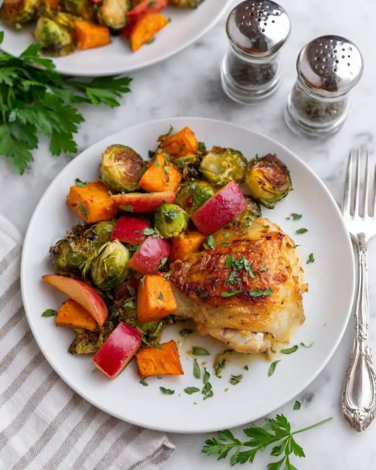 One Pan Autumn Chicken Dinner Recipe
