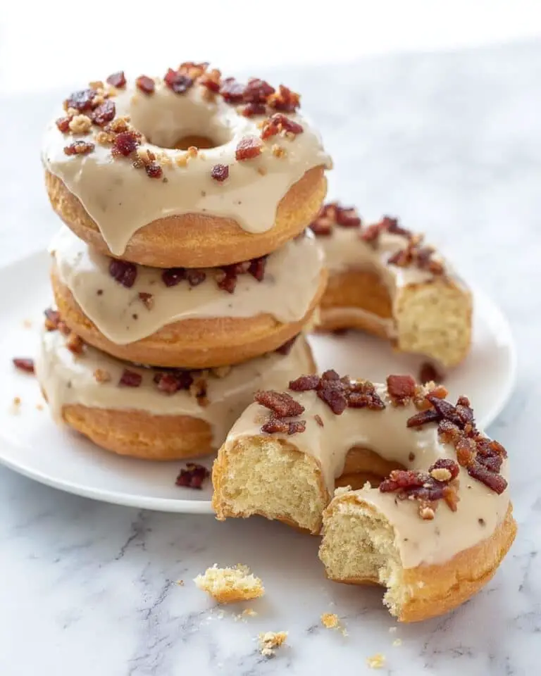 Keto Maple Bacon Donuts Recipe