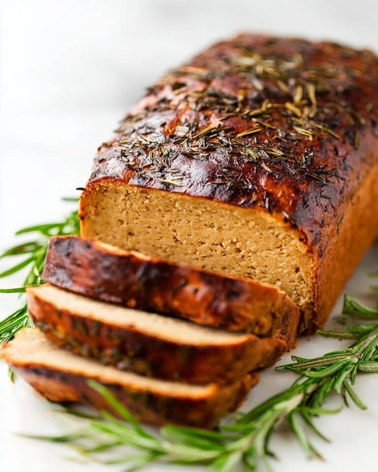 Vegan Chickpea Loaf (Vegan Turkey Roast) Recipe
