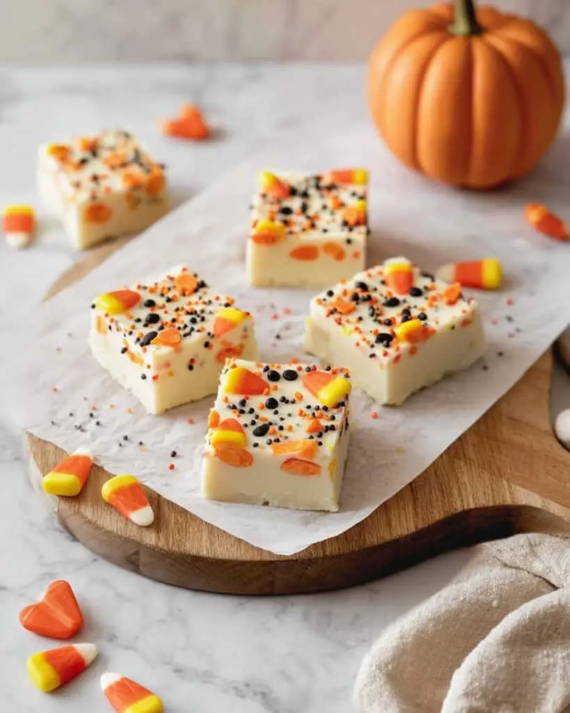 Microwave Fudge with Candy Corn Recipe
