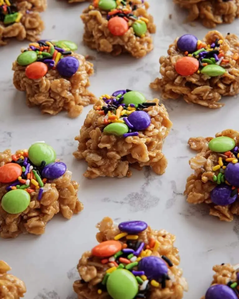 No-Bake Chewy Caramel Cookies Recipe