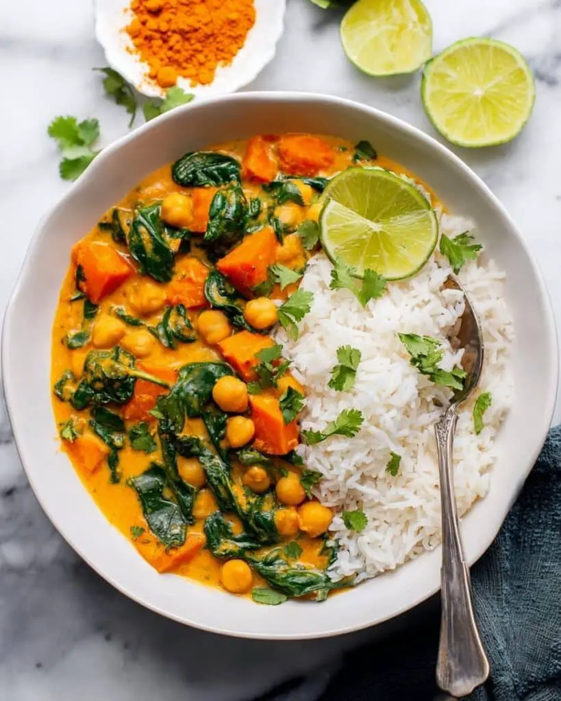 Sweet Potato Curry with Chickpeas Recipe