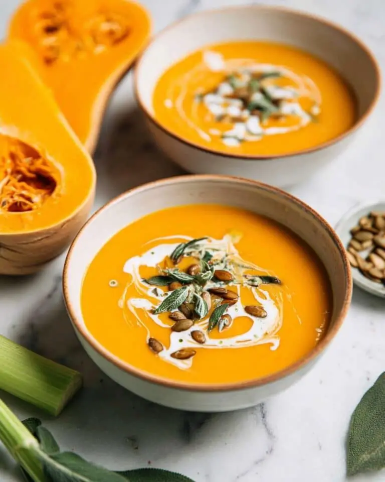 Roasted Butternut Squash Soup Recipe