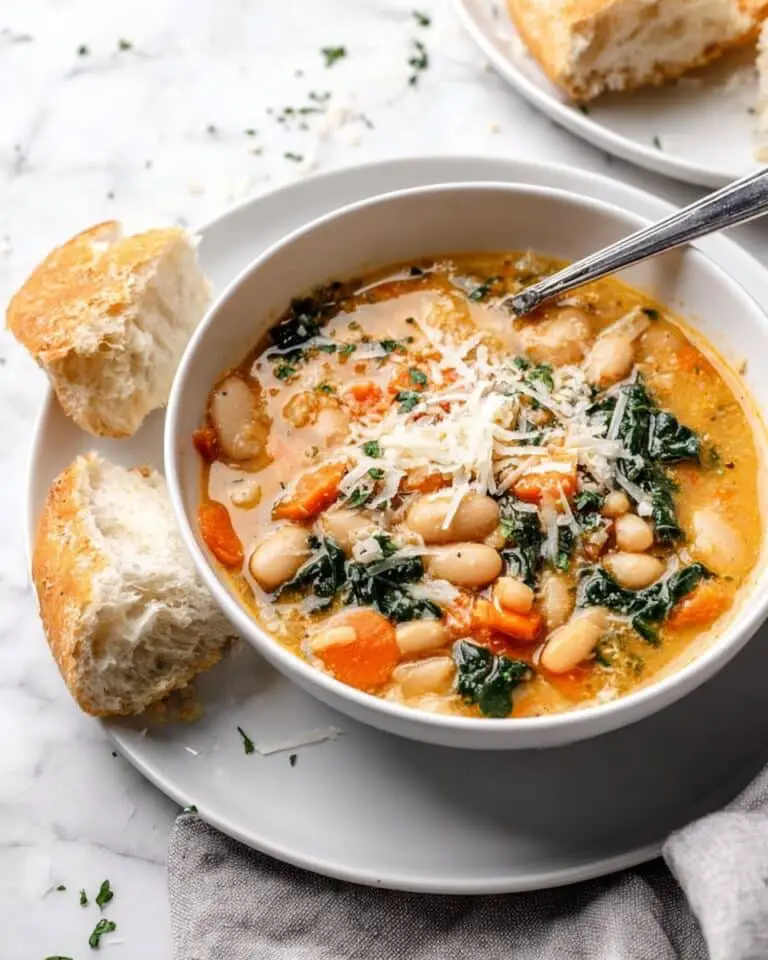 Creamy White Bean Soup with Kale and Lemon Recipe