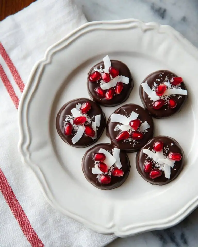 Chocolate Pomegranate and Coconut Bark Recipe