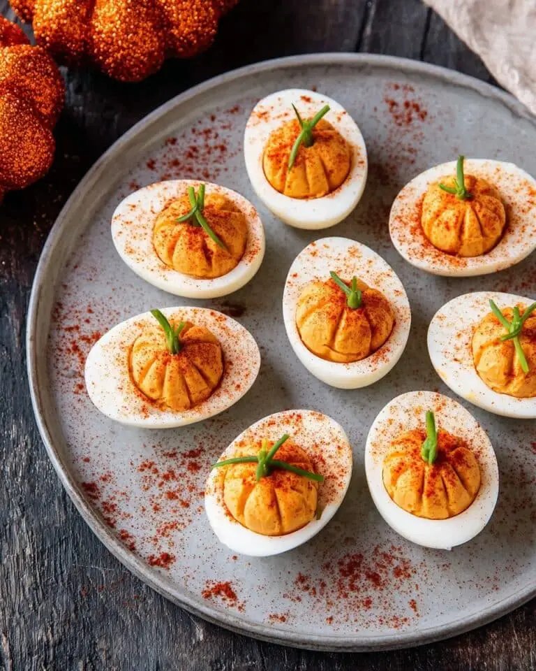 Pumpkin Deviled Eggs Recipe