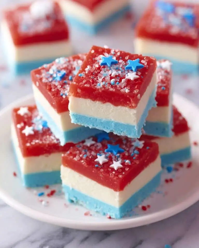 Red, White & Blue Fudge Recipe