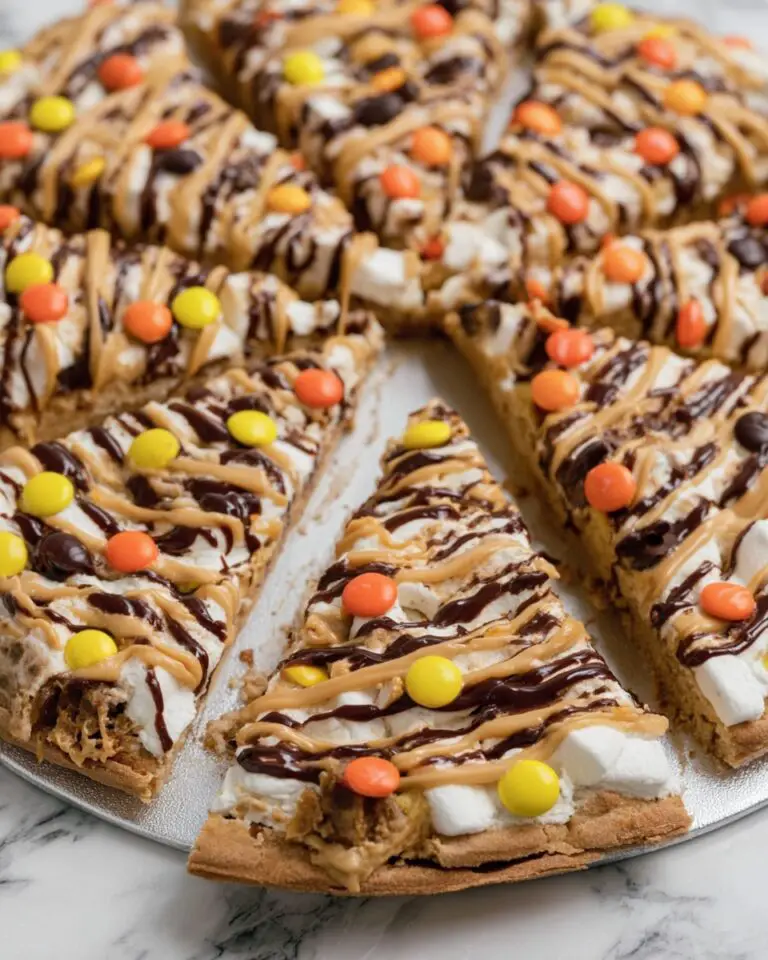 Halloween Peanut Butter Cookie Pizza Recipe