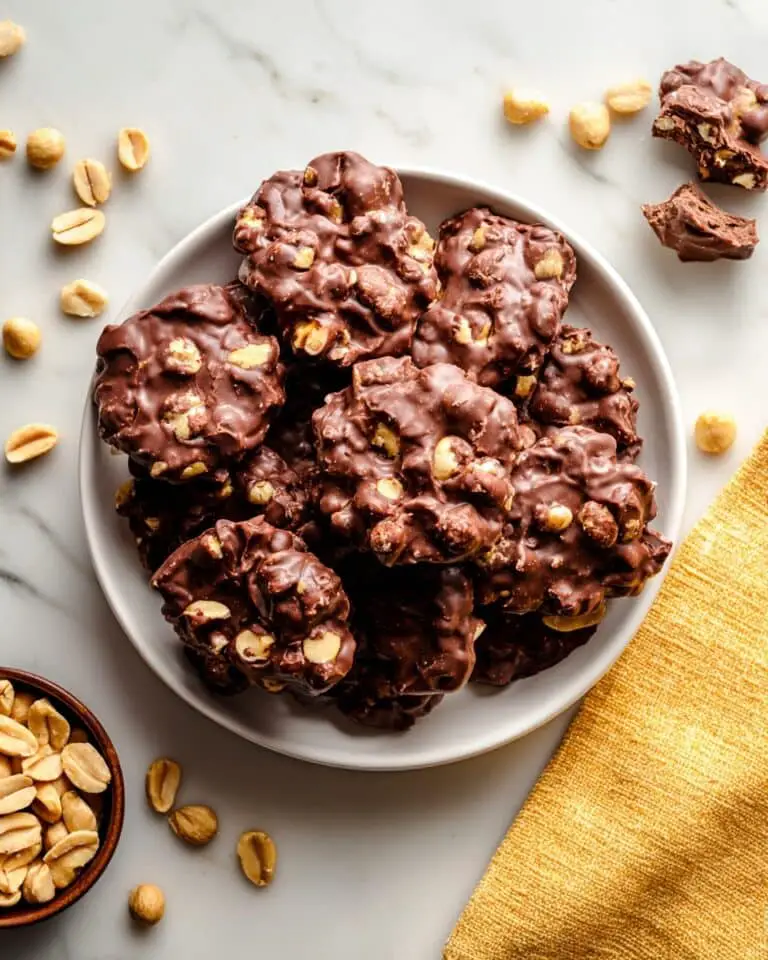 Crockpot Chocolate Peanut Clusters Recipe