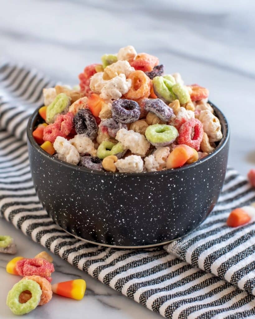 Monster Munch Cereal Popcorn Treats Recipe