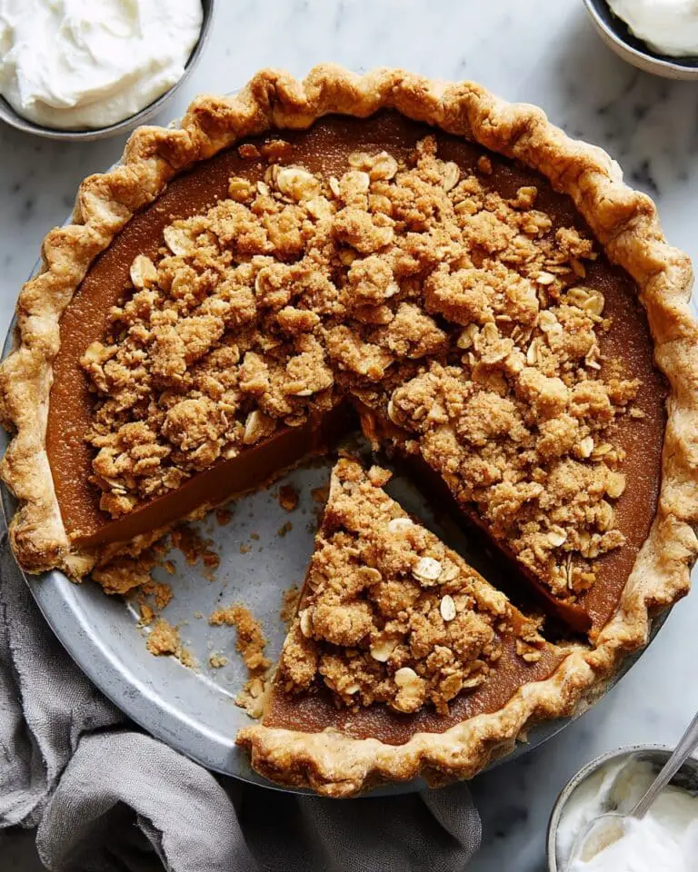 Apple Butter Pie with Oat Topping Recipe