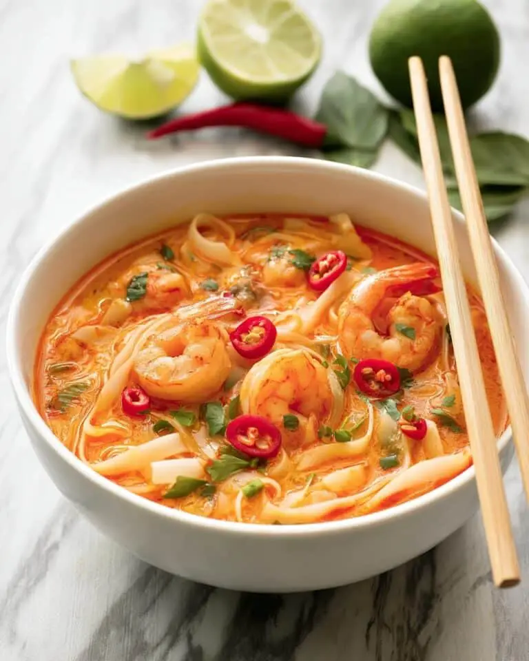 Thai Shrimp Soup with Noodles (Easy One-Pot Recipe!) Recipe