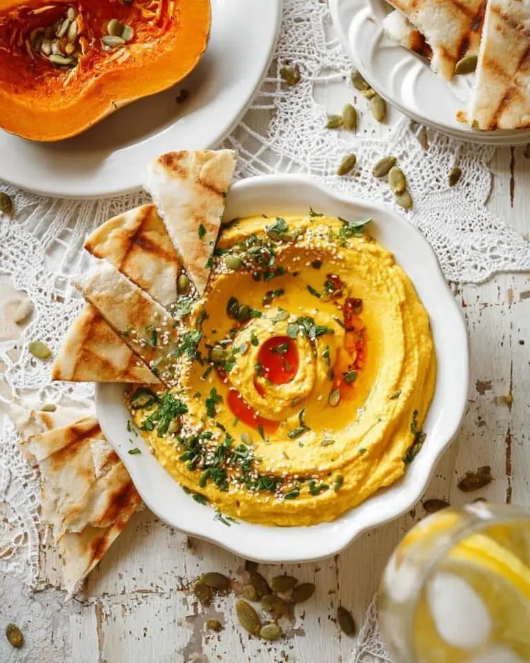 Roasted Pumpkin Hummus Recipe