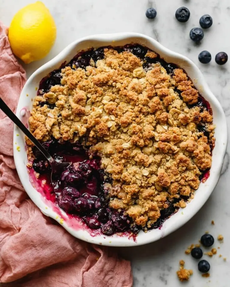 Apple and Blueberry Crumble Recipe