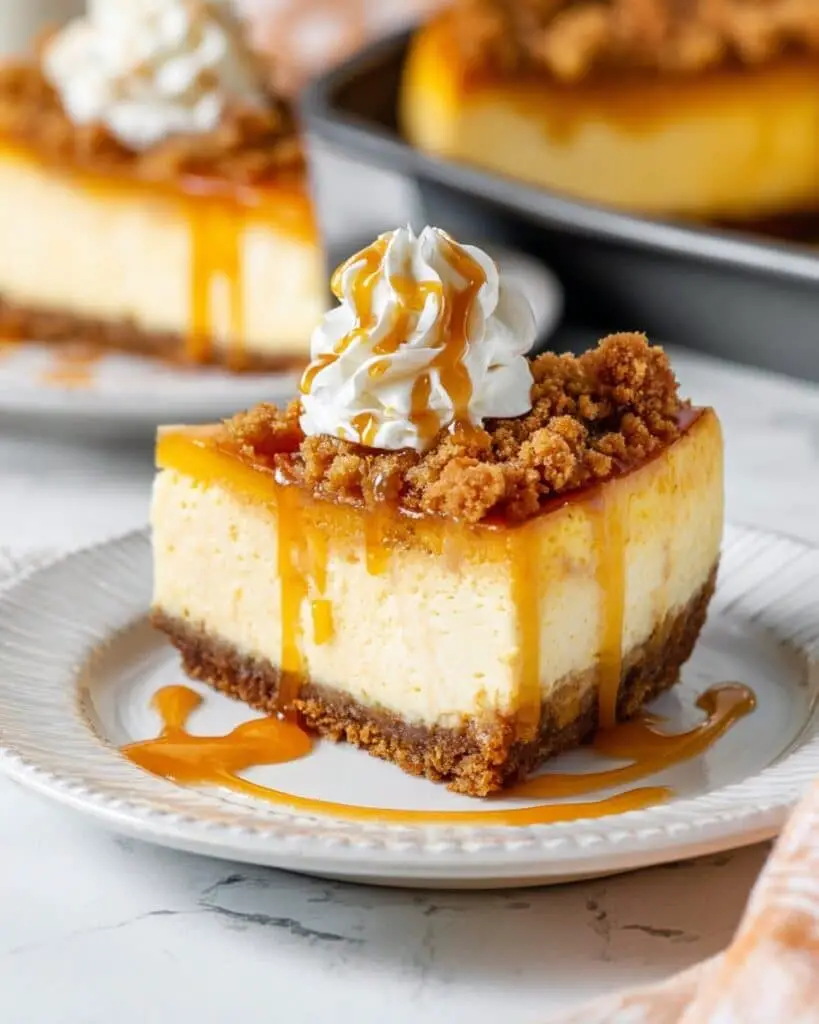 Pumpkin Cream Cheese Bars with Biscoff Cookies Recipe