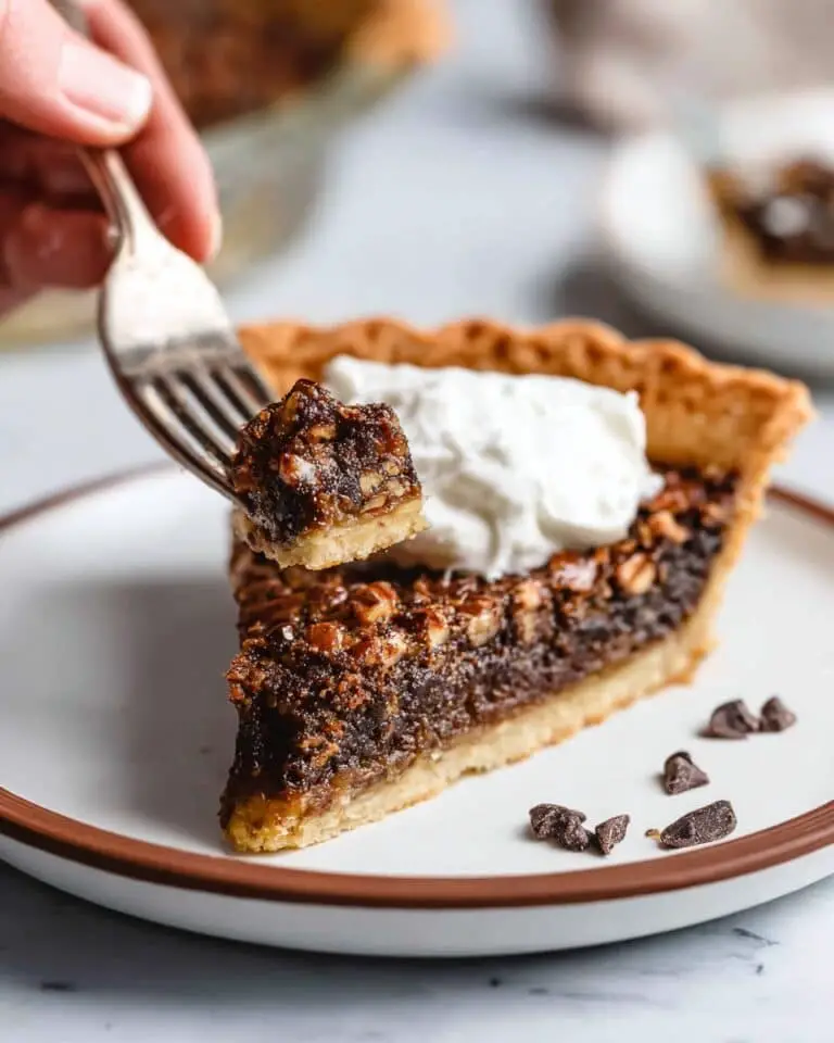 Chocolate Pecan Pie with Cocoa and Melted Chocolate Recipe
