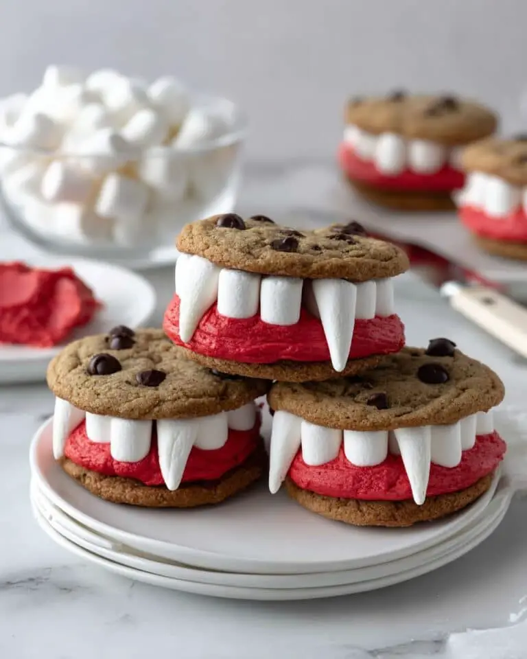 Easy Halloween Vampire Cookies Recipe