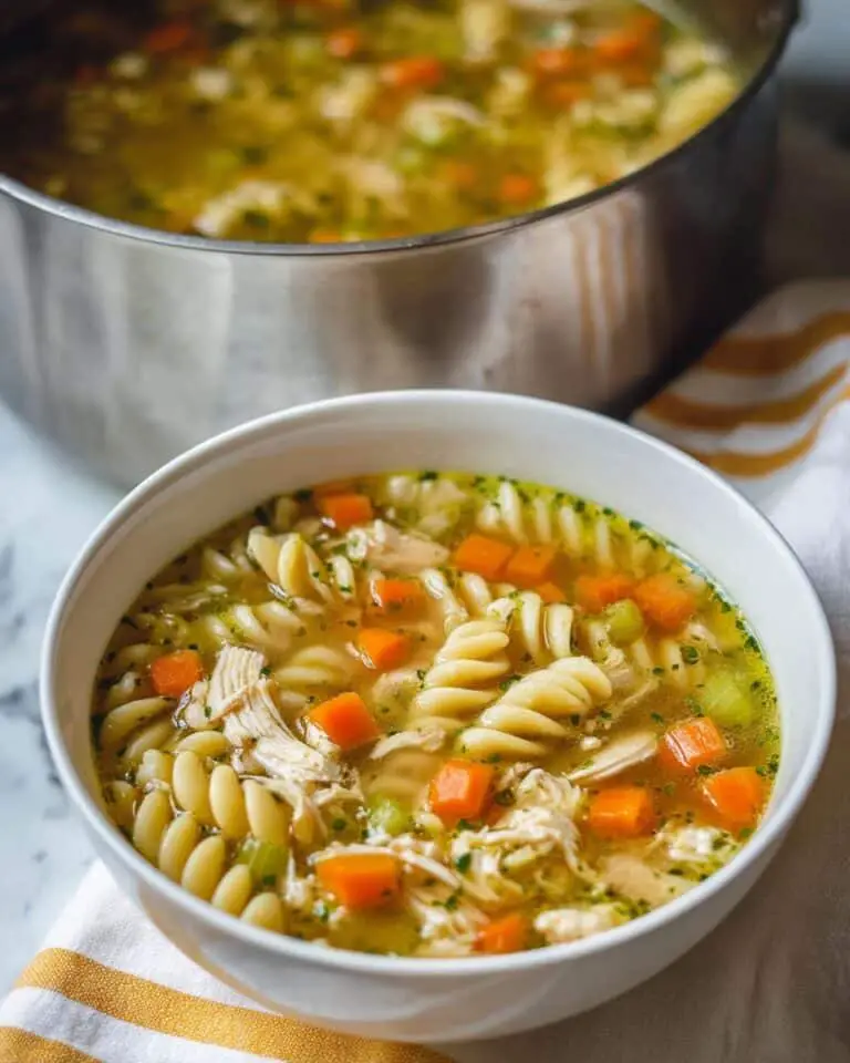 Flu Fighting Chicken Noodle Soup Recipe