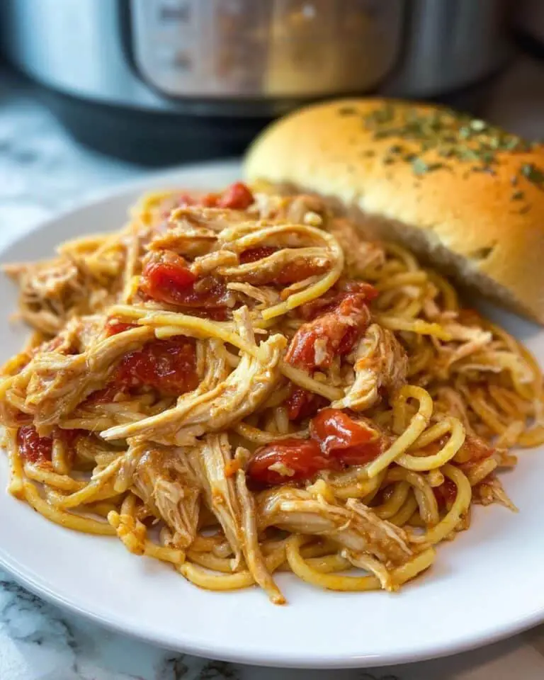 Crock Pot Italian Chicken with Tomato and Spaghetti Recipe