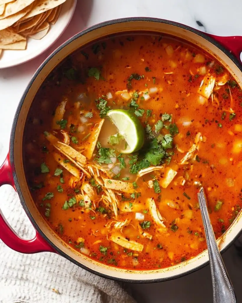 Healthy Chicken Tortilla Soup Recipe