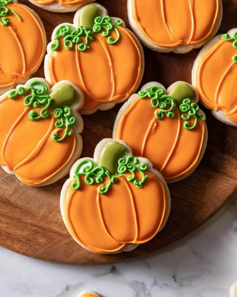 Decorated Pumpkin Cookies Recipe