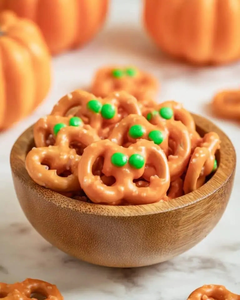 Easy Pumpkin Pretzels Recipe