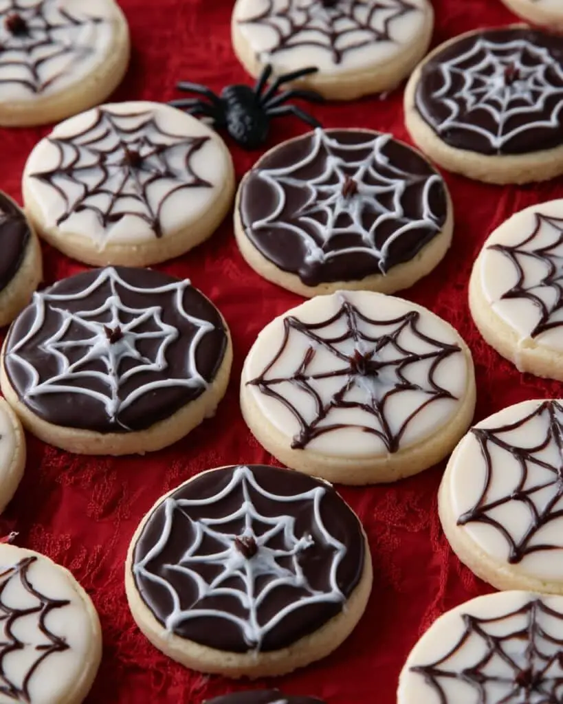 Cobweb Halloween Cookies Recipe