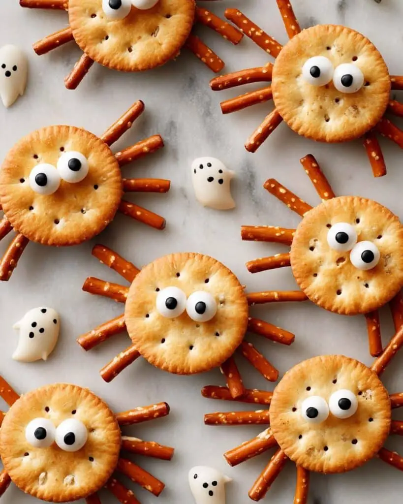 Spider-Themed Ritz Cracker Sandwiches Recipe