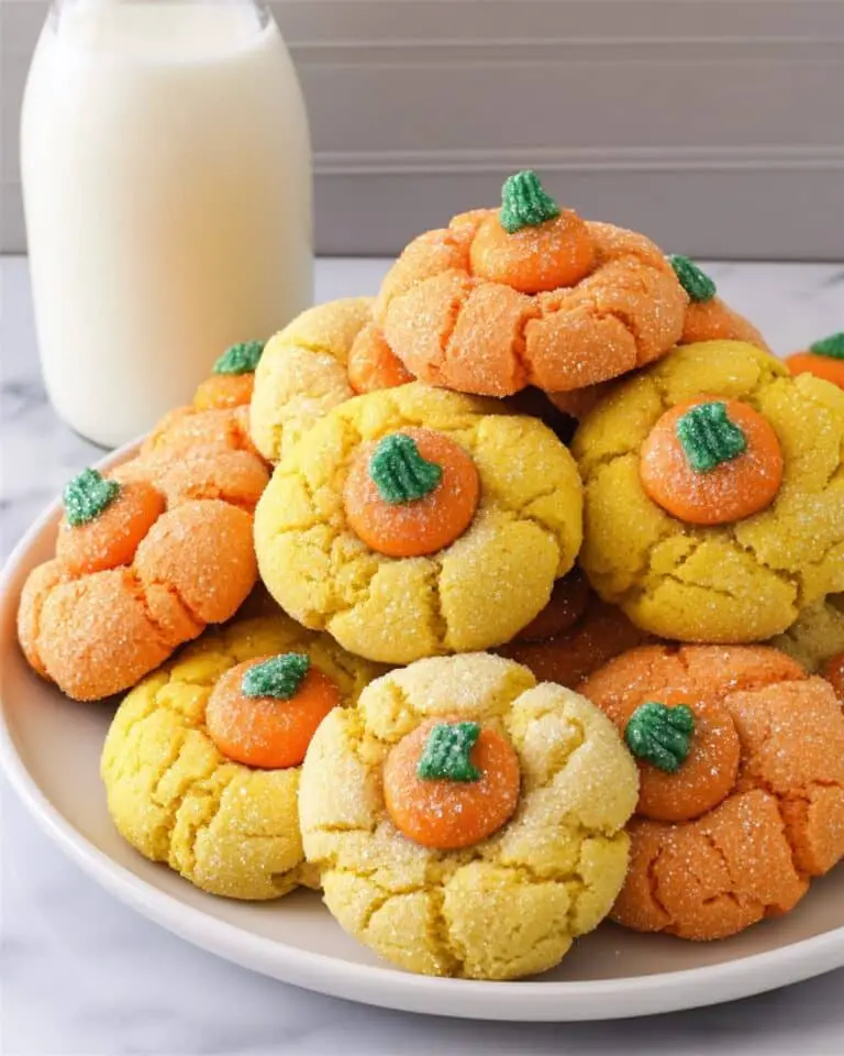 Peanut Butter Candy Pumpkin Blossoms Recipe