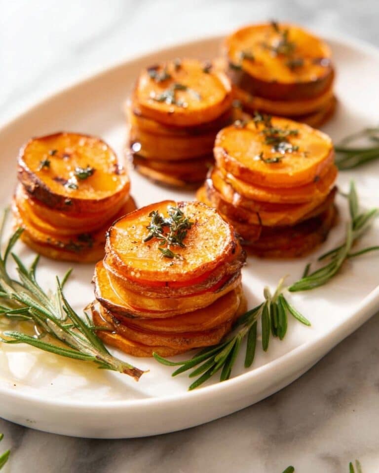 Roasted Sweet Potato Stacks Recipe