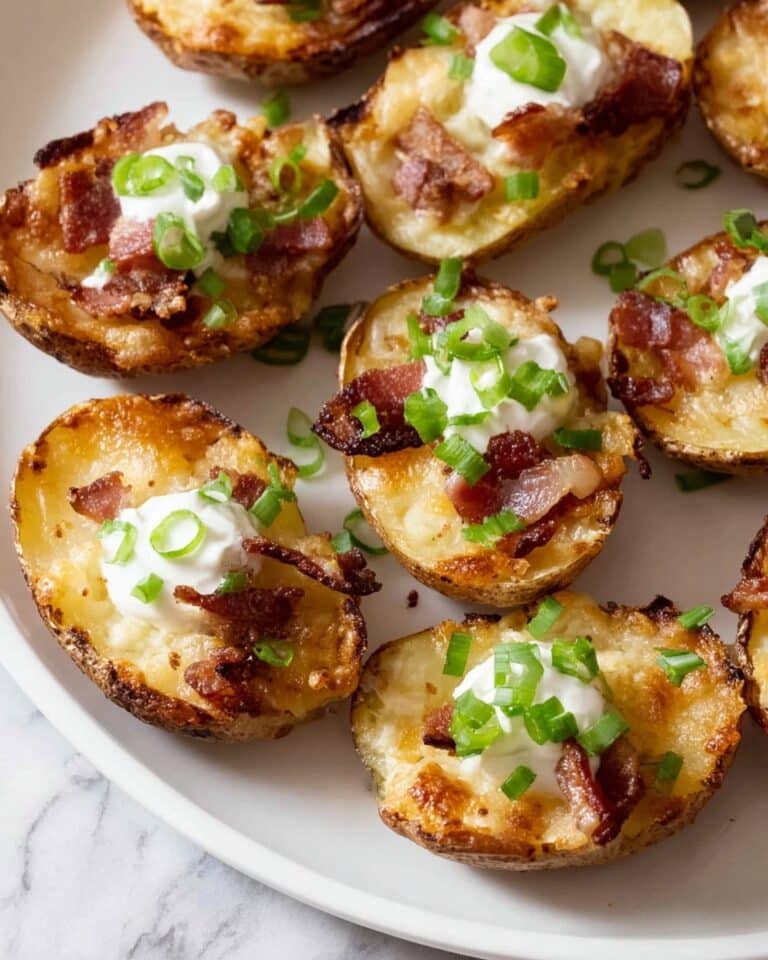 Cheese and Bacon Potato Skins Recipe
