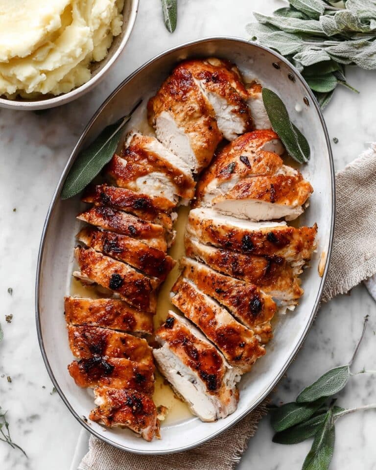 Air Fryer Herb-Seasoned Turkey Breast Recipe