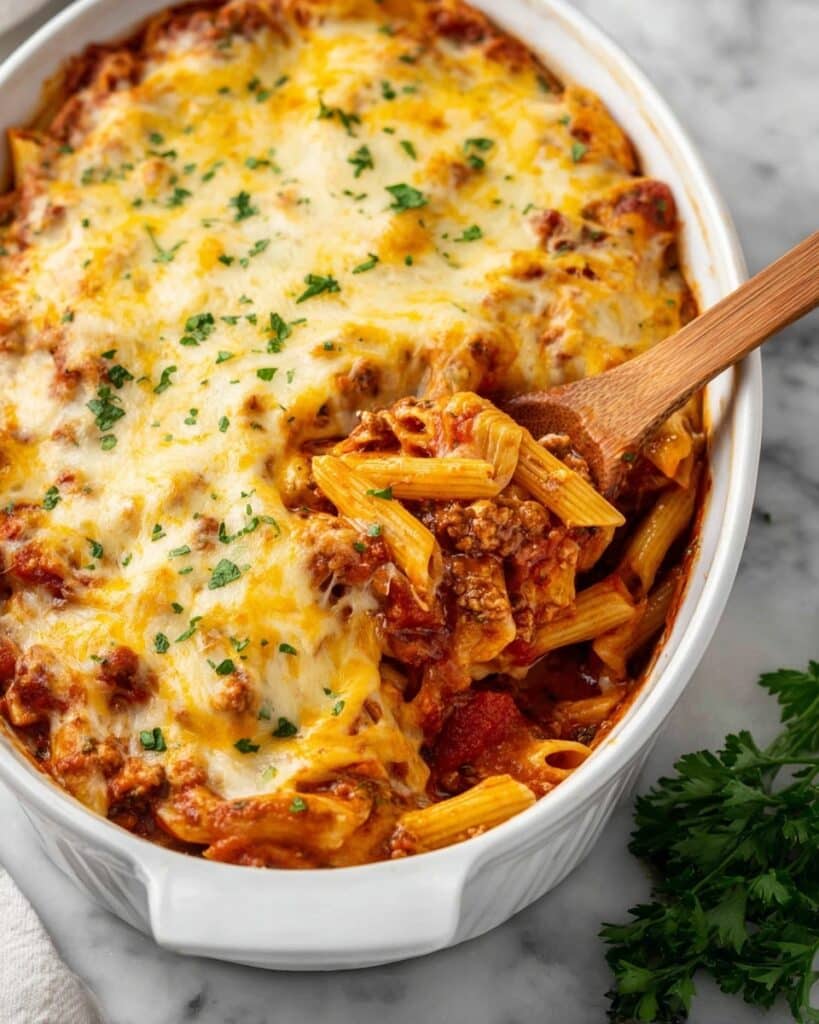 Slow Cooker Baked Ziti Recipe