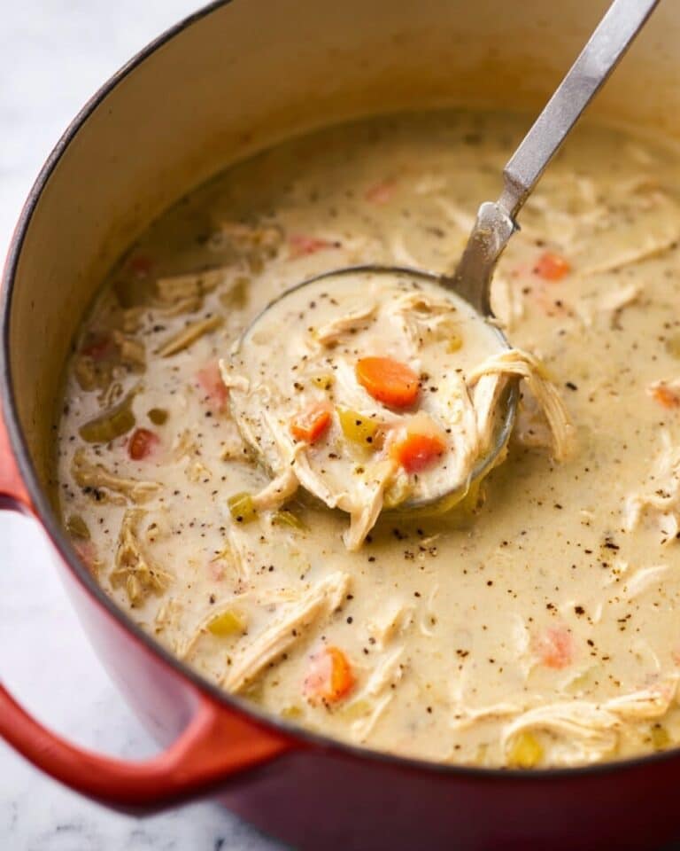 Creamy Chicken Noodle Soup Recipe
