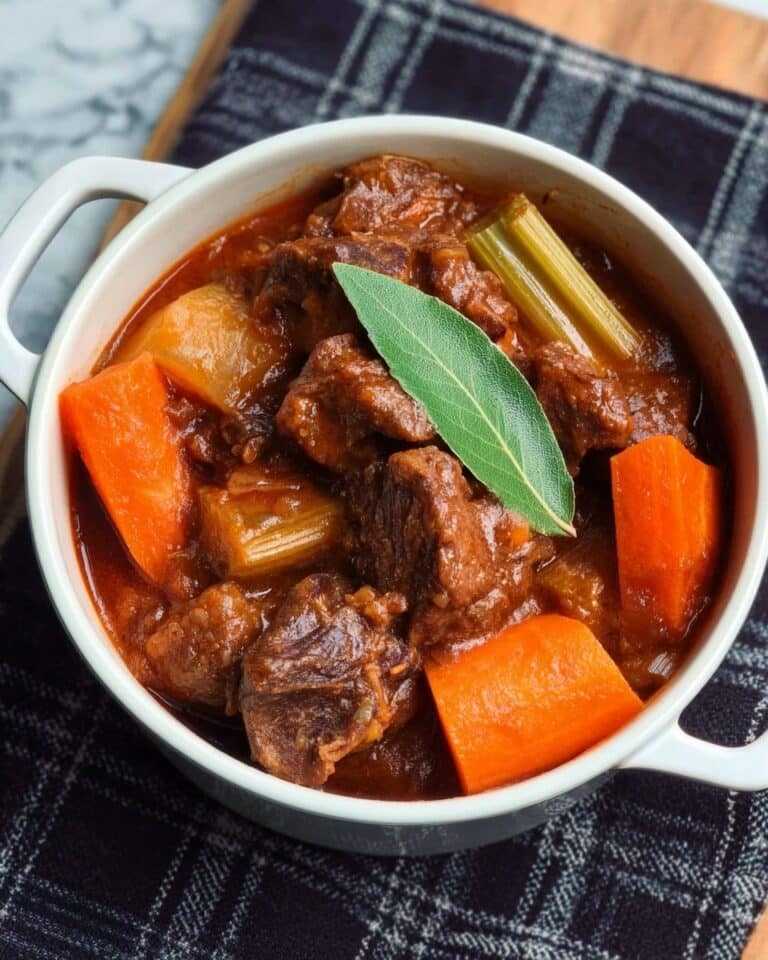 Slow Cooker Beef Shin with Carrots and Tomatoes Recipe