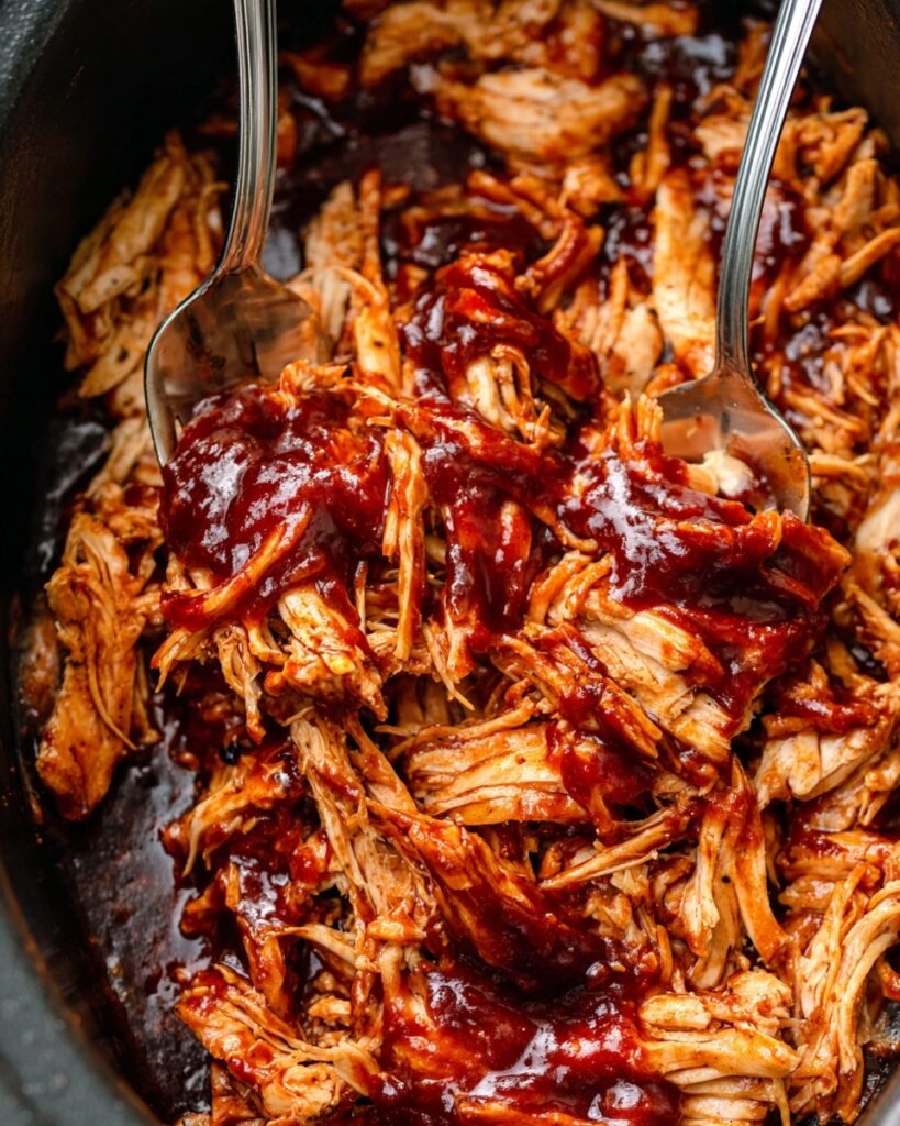 Crock Pot Brown Sugar Bourbon BBQ Chicken Recipe
