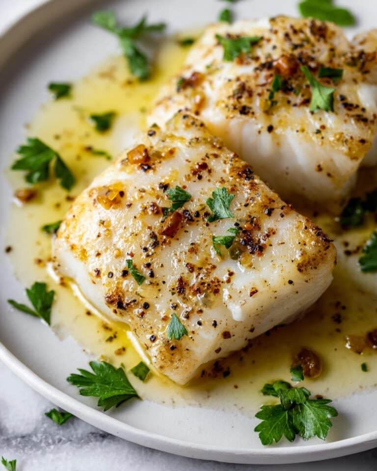 Pan-Seared Cod with Garlic Butter Recipe