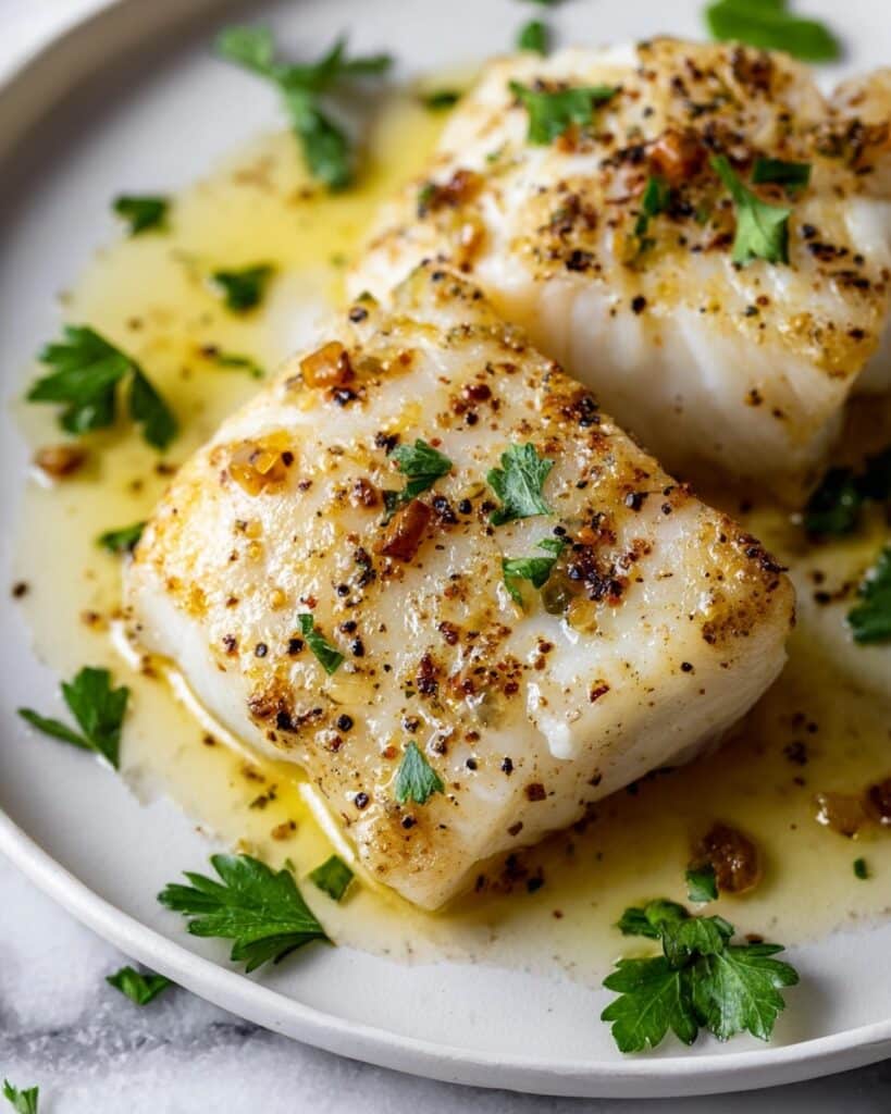 Pan-Seared Cod with Garlic Butter Recipe
