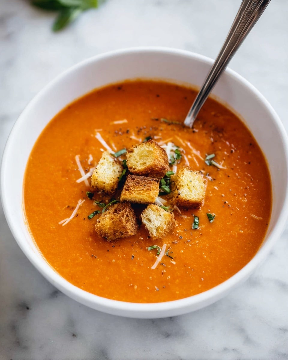 Creamy Tomato Basil Soup Recipe