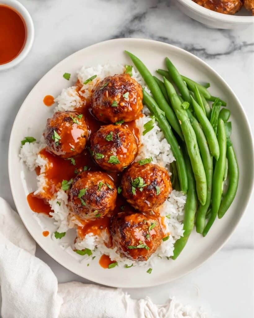 Air Fryer Turkey Meatballs with Chipotle Sauce Recipe