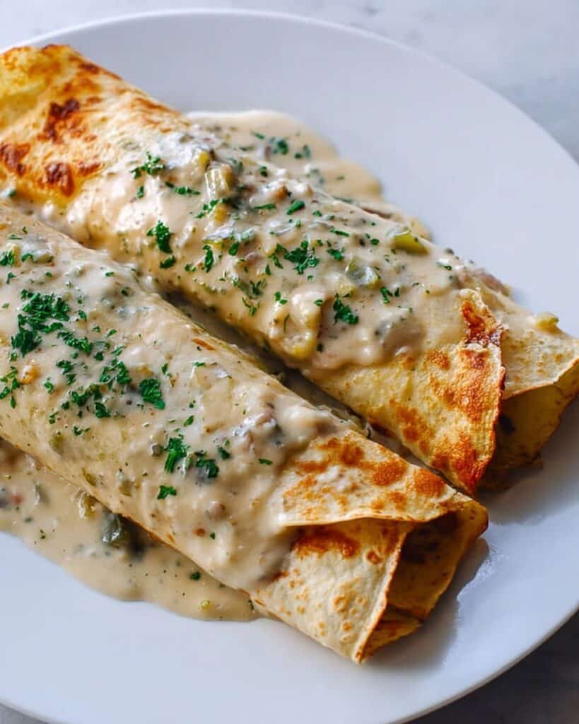Creamy Chicken Enchiladas Recipe
