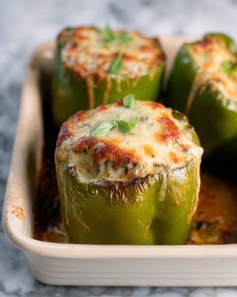 Cheesy Chicken Stuffed Peppers Recipe