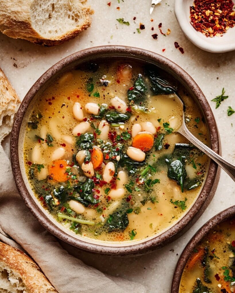 Hearty Tuscan White Bean Soup Recipe